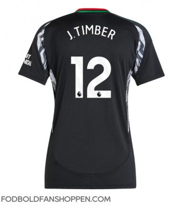 Arsenal Jurrien Timber #12 Udebanetrøje Dame 2024-25 Kortærmet